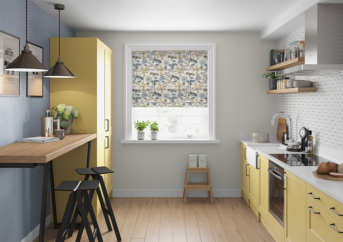 Hedgerow, Charcoal - Roman Blind - Image 5